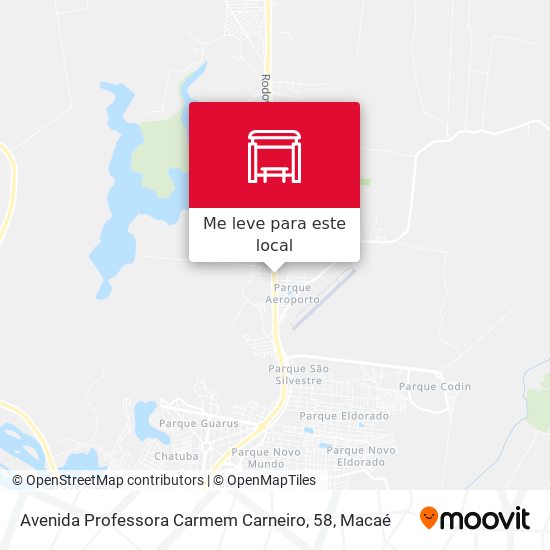 Avenida Professora Carmem Carneiro, 58 mapa