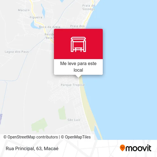 Rua Principal, 63 mapa