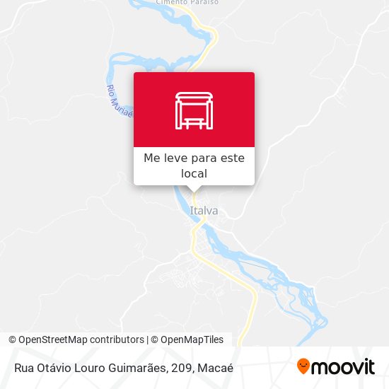 Rua Otávio Louro Guimarães, 209 mapa