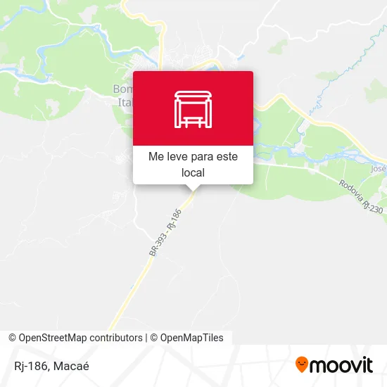 Rj-186 mapa