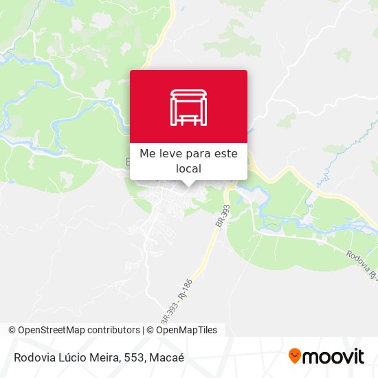 Rodovia Lúcio Meira, 553 mapa