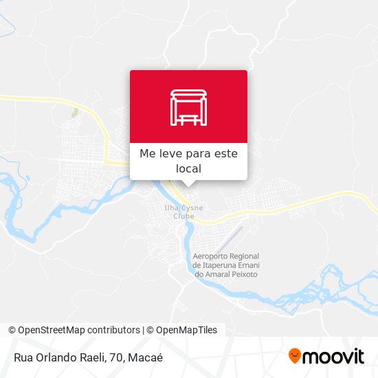 Rua Orlando Raeli, 70 mapa