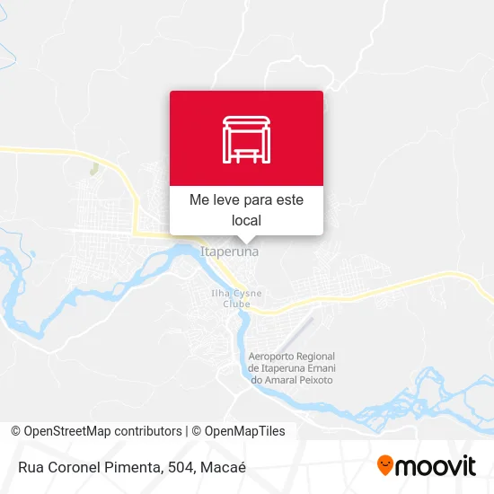 Rua Coronel Pimenta, 504 mapa