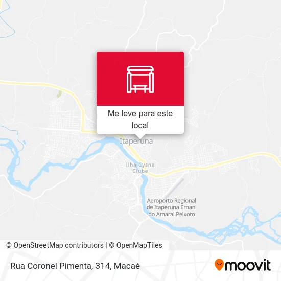 Rua Coronel Pimenta, 314 mapa