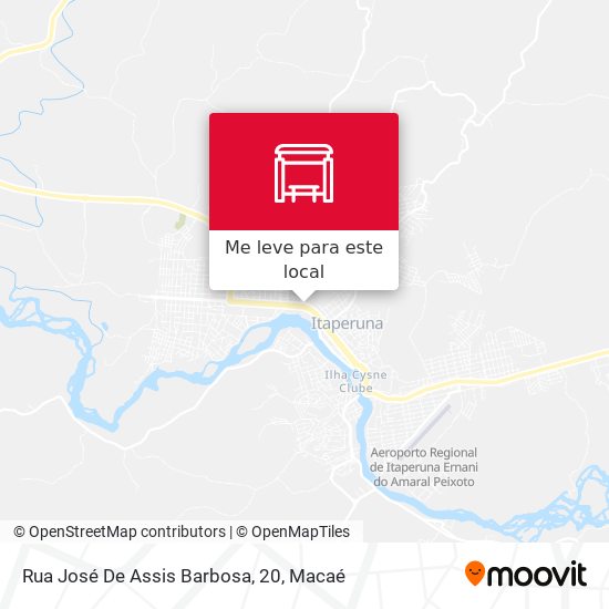 Rua José De Assis Barbosa, 20 mapa