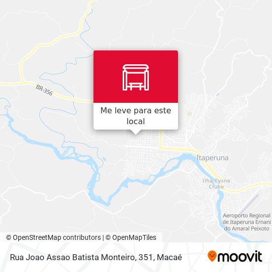 Rua Joao Assao Batista Monteiro, 351 mapa