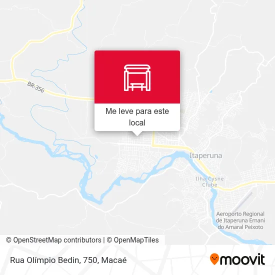 Rua Olímpio Bedin, 750 mapa