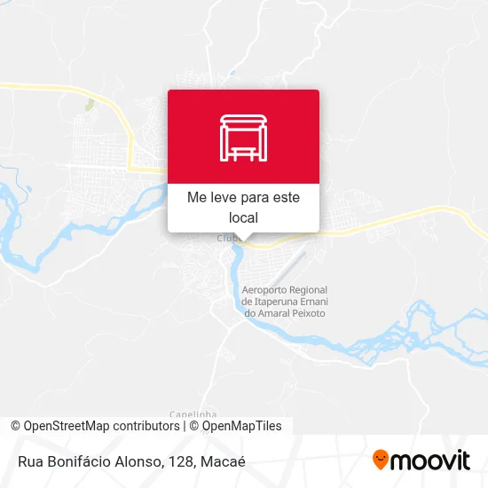 Rua Bonifácio Alonso, 128 mapa