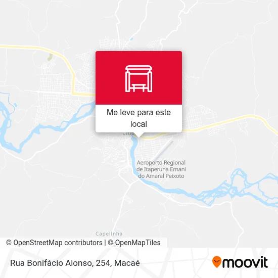 Rua Bonifácio Alonso, 254 mapa