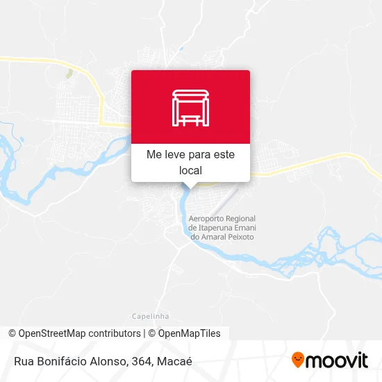 Rua Bonifácio Alonso, 364 mapa