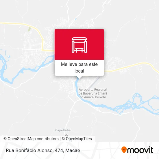 Rua Bonifácio Alonso, 474 mapa