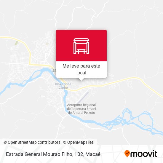Estrada General Mourao Filho, 102 mapa