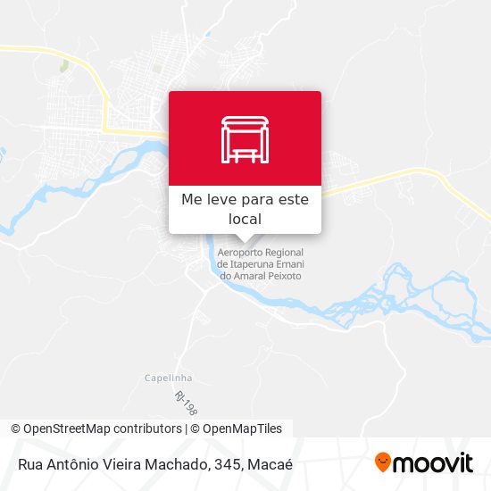 Rua Antônio Vieira Machado, 345 mapa