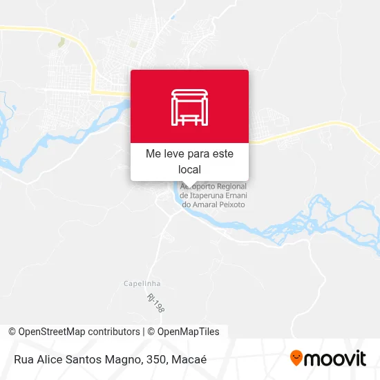 Rua Alice Santos Magno, 350 mapa