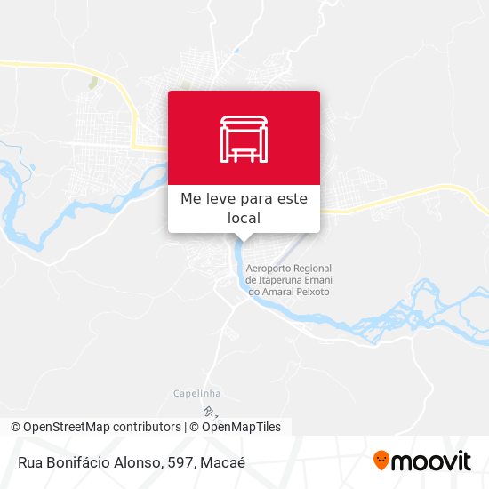 Rua Bonifácio Alonso, 597 mapa