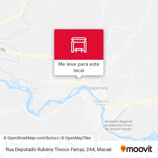 Rua Deputado Rubéns Tinoco Ferraz, 244 mapa