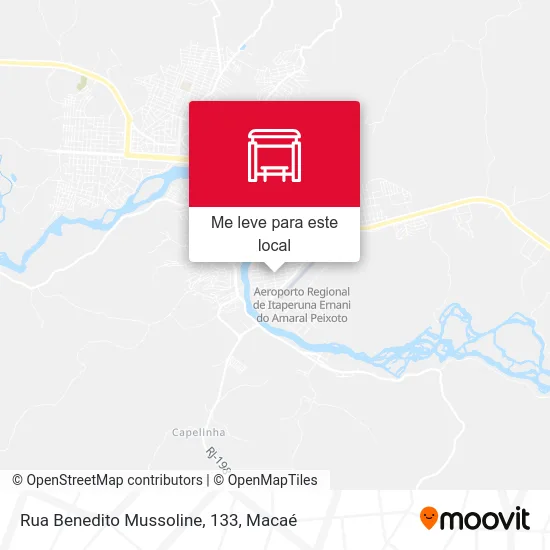 Rua Benedito Mussoline, 133 mapa
