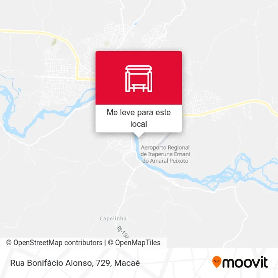 Rua Bonifácio Alonso, 729 mapa