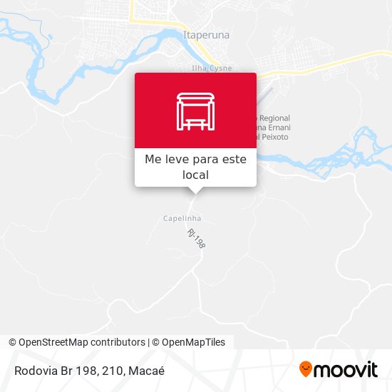 Rodovia Br 198, 210 mapa