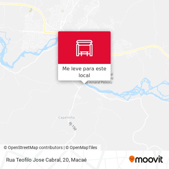 Rua Teofilo Jose Cabral, 20 mapa