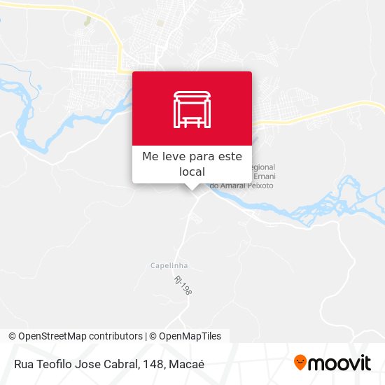 Rua Teofilo Jose Cabral, 148 mapa