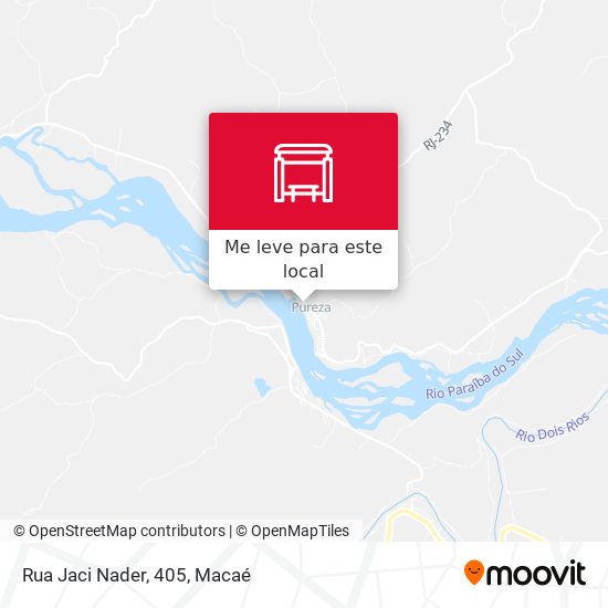 Rua Jaci Nader, 405 mapa