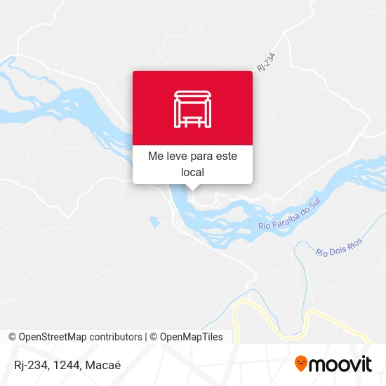 Rj-234, 1244 mapa