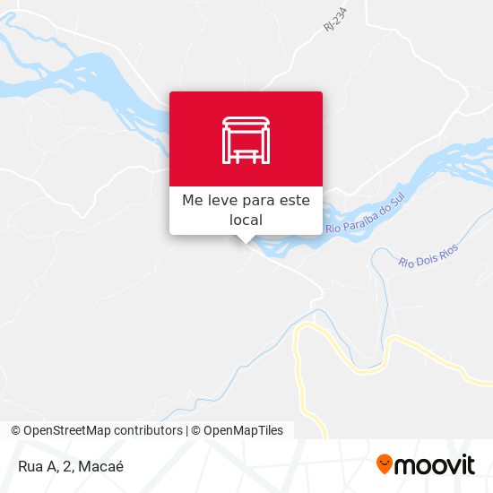 Rua A, 2 mapa