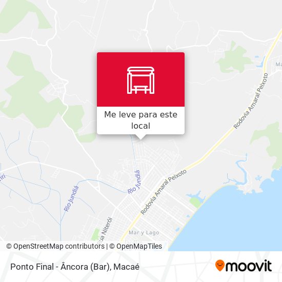 Ponto Final - Âncora (Bar) mapa