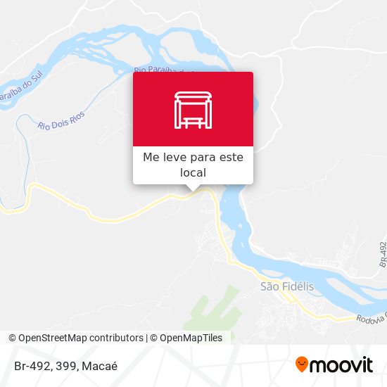 Br-492, 399 mapa