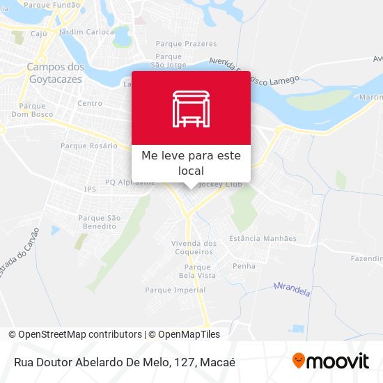 Rua Doutor Abelardo De Melo, 127 mapa