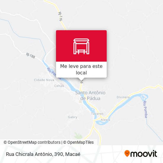 Rua Chicrala Antônio, 390 mapa