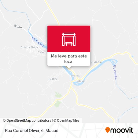 Rua Coronel Oliver, 6 mapa