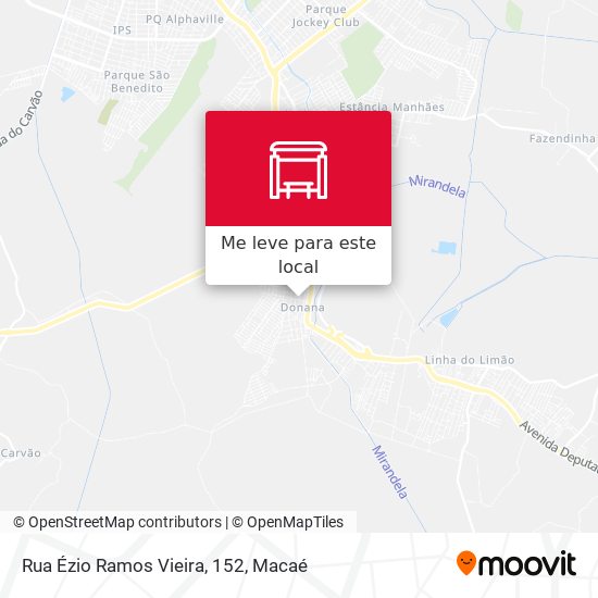 Rua Ézio Ramos Vieira, 152 mapa