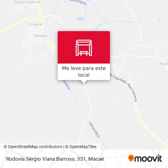 Rodovia Sérgio Viana Barroso, 331 mapa