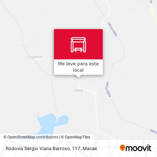 Rodovia Sérgio Viana Barroso, 117 mapa