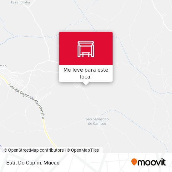 Estr. Do Cupim mapa
