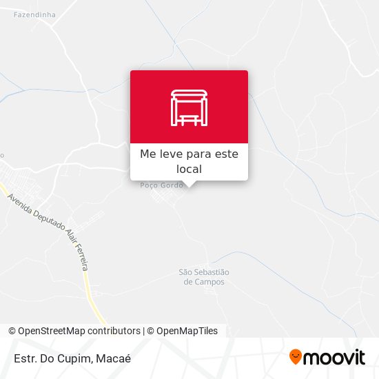 Estr. Do Cupim mapa