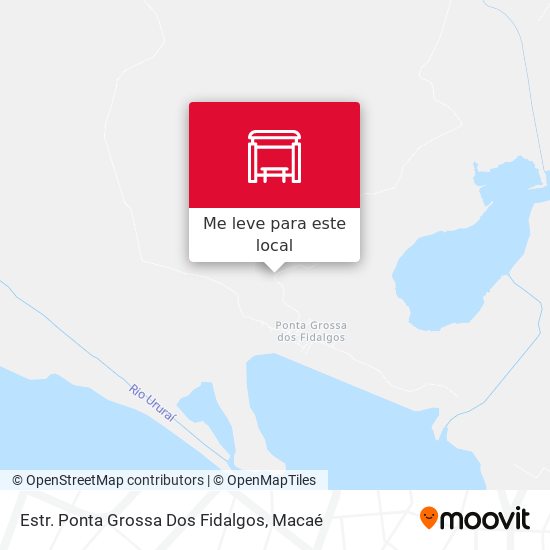 Estr. Ponta Grossa Dos Fidalgos mapa