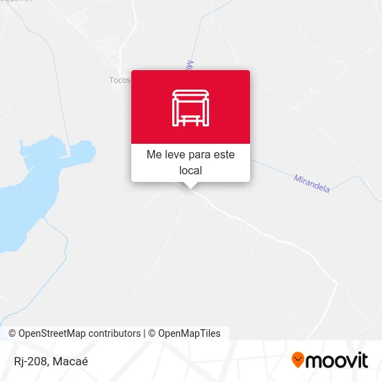 Rj-208 mapa