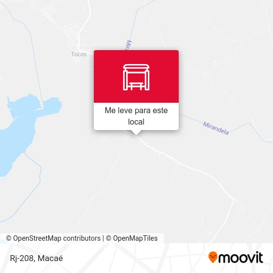 Rj-208 mapa
