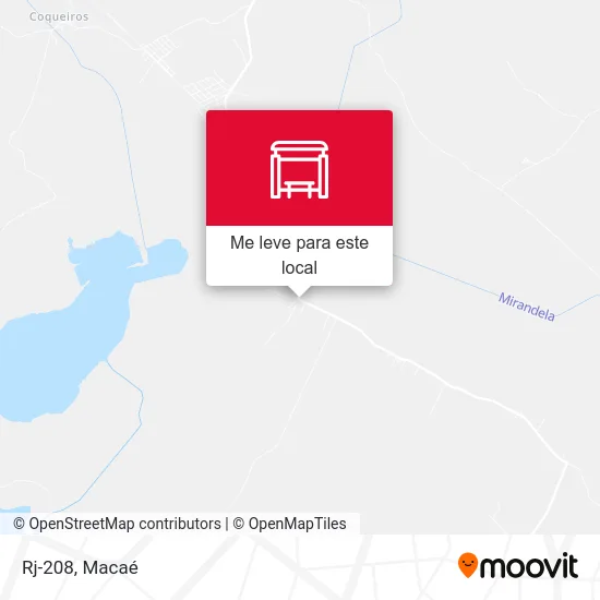 Rj-208 mapa