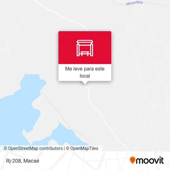 Rj-208 mapa