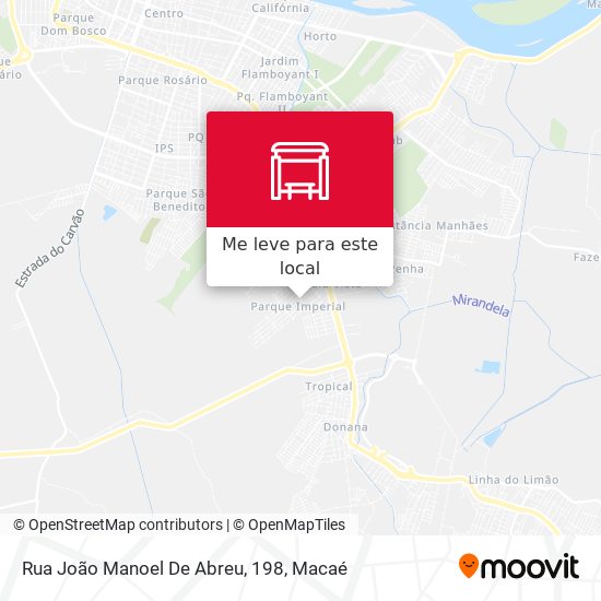 Rua João Manoel De Abreu, 198 mapa