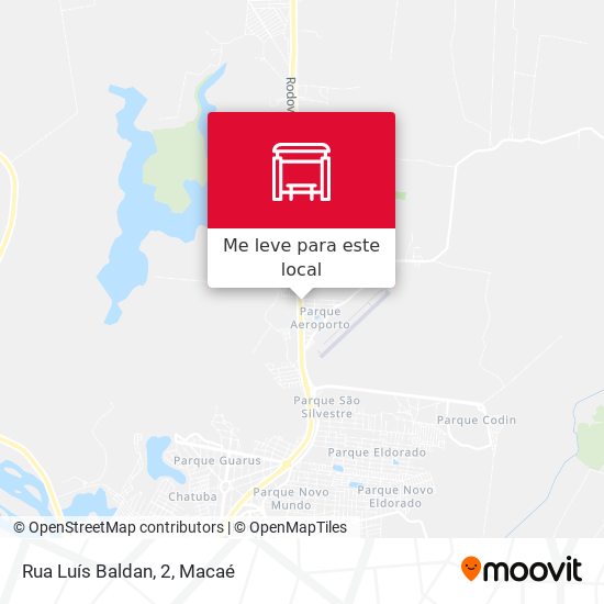 Rua Luís Baldan, 2 mapa