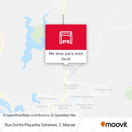 Rua Dorita Peçanha Gimenes, 2 mapa