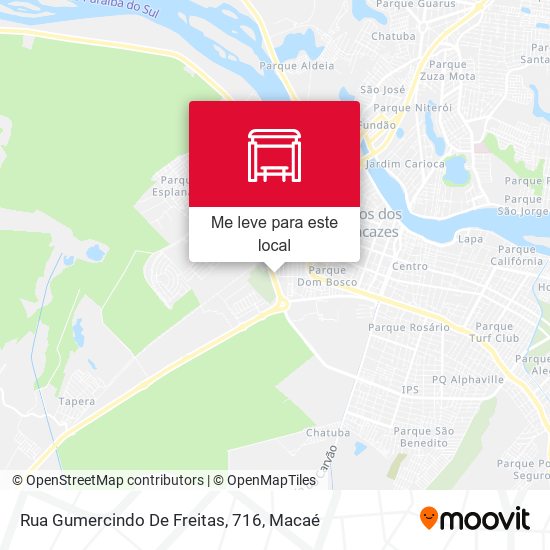 Rua Gumercindo De Freitas, 716 mapa