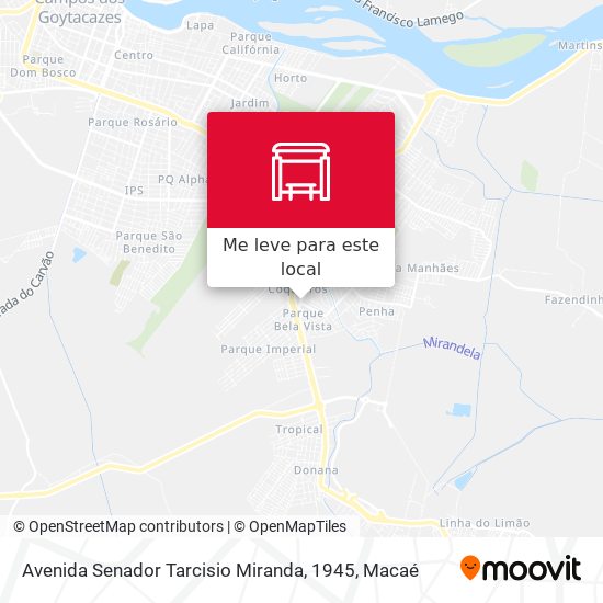 Avenida Senador Tarcisio Miranda, 1945 mapa