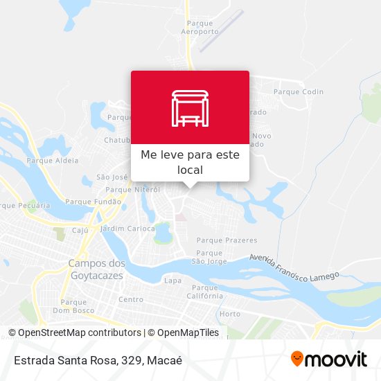 Estrada Santa Rosa, 329 mapa