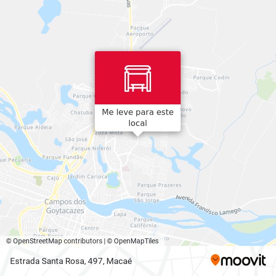 Estrada Santa Rosa, 497 mapa